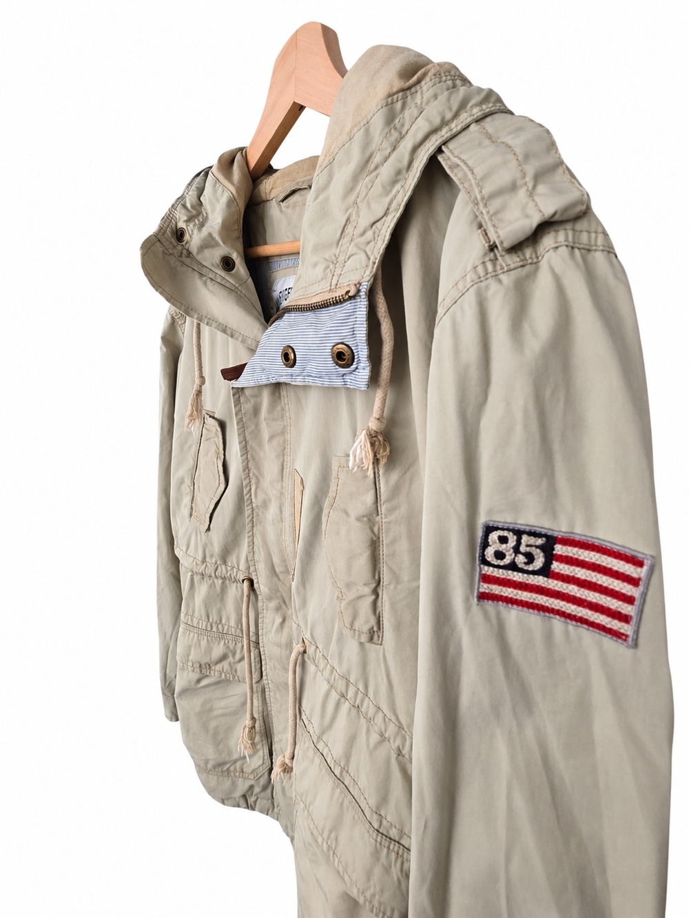 Hilfiger Denim Men's Hooded Utility Jacket